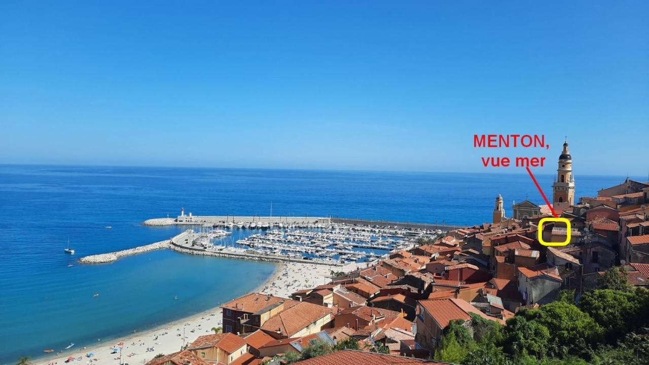 Menton, Centre Historique, Vue Mer Eksteriør billede