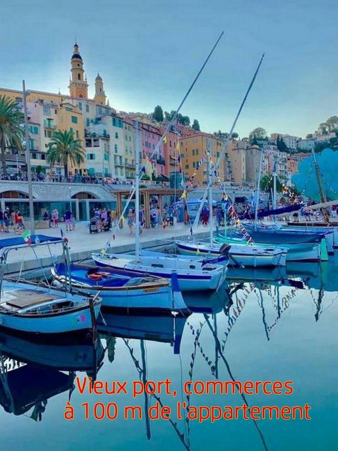 Menton, Centre Historique, Vue Mer Eksteriør billede
