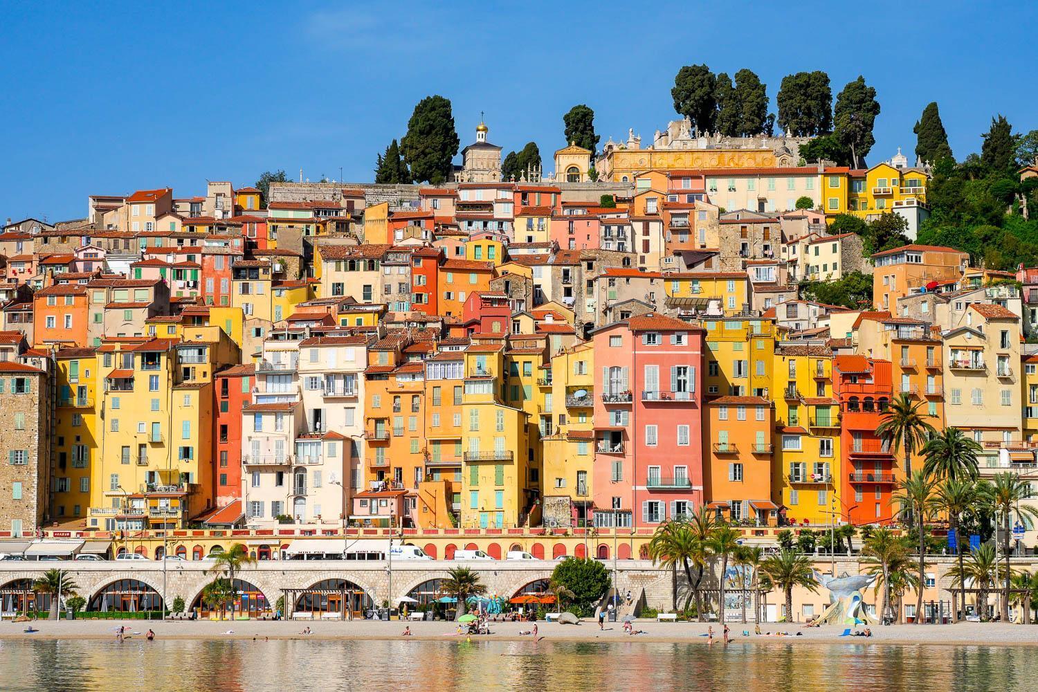 Menton, Centre Historique, Vue Mer Eksteriør billede